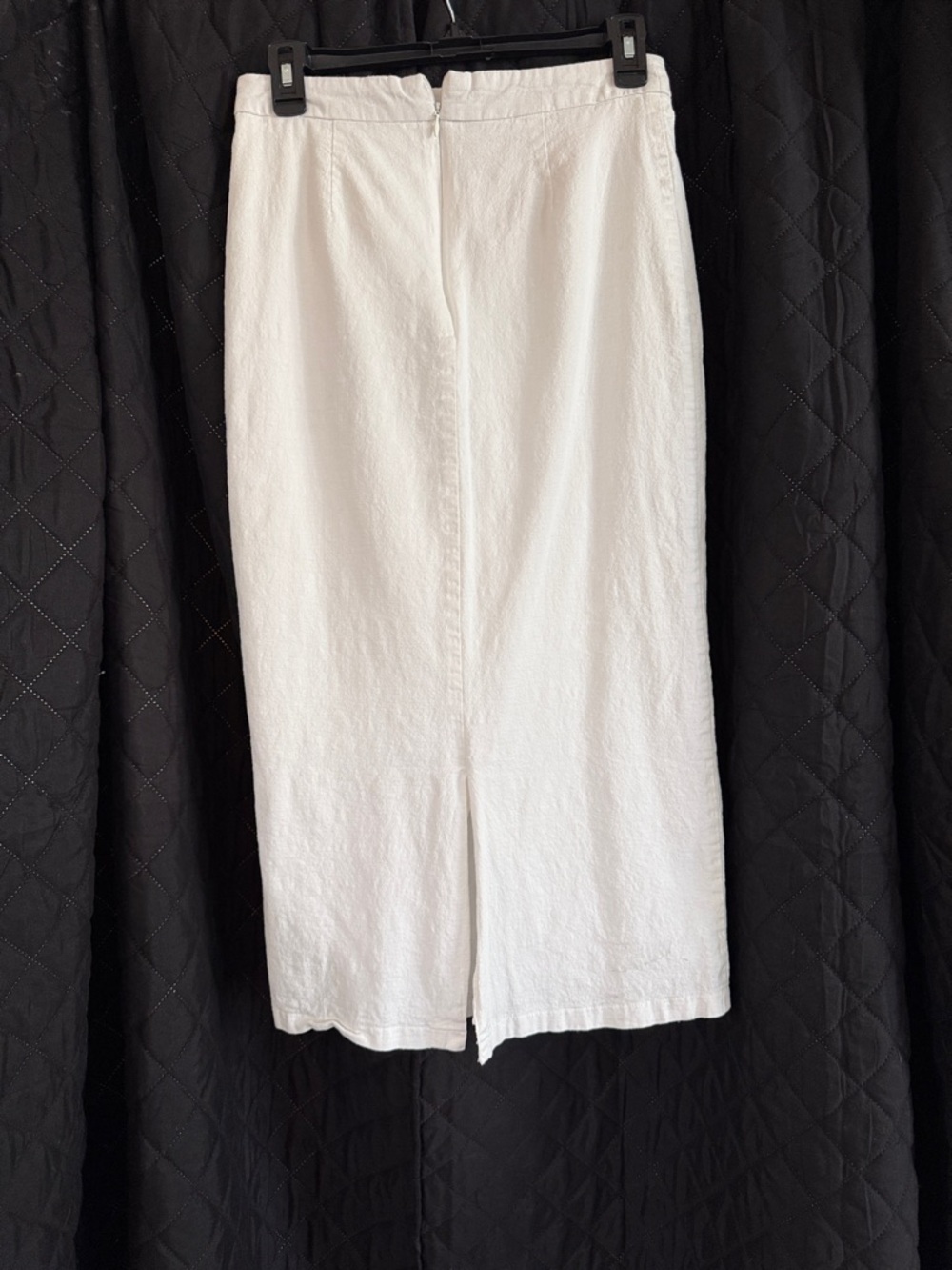 4th + Reckless White Midi Skirt Size M Linen Blend - Picture 2 of 6